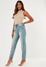 Missguided - Blue Highwaisted Mom Jeans Missguided - Blue Highwaisted Mom Jeans