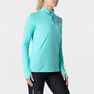 KALENJI - M/L ZIP RUN WARM WOMEN'S LONG-SLEEVED RUNNING T-SHIRT, Fluo Coral Pink KALENJI - M/L ZIP RUN WARM WOMEN'S LONG-SLEEVED RUNNING T-SHIRT, Fluo Coral Pink