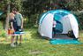 QUECHUA - Unique Size Camping and Hiking Blanket - 140 x 170 cm, Caribbean Green QUECHUA - Unique Size Camping and Hiking Blanket - 140 x 170 cm, Caribbean Green