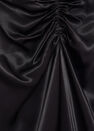 Mango - black Draped satin skirt Mango - black Draped satin skirt