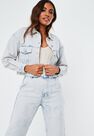 Missguided - JEAN GRAZER OVERSIZ ED DEN Missguided - JEAN GRAZER OVERSIZ ED DEN