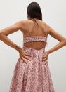Mango - natural white Maxi dress with back slit, Women Mango - natural white Maxi dress with back slit, Women