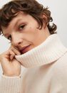 Mango - light beige Knitted turtleneck dress Mango - light beige Knitted turtleneck dress