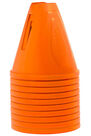 OXELO - Inline Skating Slalom Cones 10-Pack - Orange, Unique Size OXELO - Inline Skating Slalom Cones 10-Pack - Orange, Unique Size