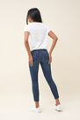 Salsa Jeans - Blue Push Up Wonder capri jeans with colour studs Salsa Jeans - Blue Push Up Wonder capri jeans with colour studs