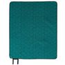 QUECHUA - Unique Size Camping and Hiking Blanket - 140 x 170 cm, Caribbean Green QUECHUA - Unique Size Camping and Hiking Blanket - 140 x 170 cm, Caribbean Green