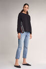 Salsa Jeans - Black Salsa branded sweatshirt with side strips Salsa Jeans - Black Salsa branded sweatshirt with side strips