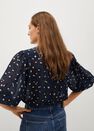 Mango - medium blue Printed flowy shirt Mango - medium blue Printed flowy shirt