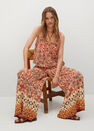 Mango - orange Elastic waist trousers, Women Mango - orange Elastic waist trousers, Women