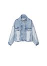 Mango - open blue Oversized jacket with denim panels Mango - open blue Oversized jacket with denim panels