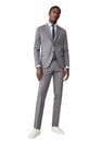 Mango - grey Slim fit microstructure suit trousers Mango - grey Slim fit microstructure suit trousers
