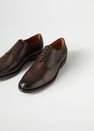 Mango - Brown Laser-cut leather blucher shoes Mango - Brown Laser-cut leather blucher shoes