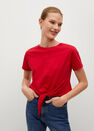 Mango - red Knot organic cotton T-shirt Mango - red Knot organic cotton T-shirt