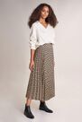 Salsa Jeans - Beige Medium pleated skirt with print Salsa Jeans - Beige Medium pleated skirt with print