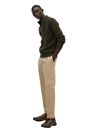 Mango - beige - khaki Zipped cotton cardigan Mango - beige - khaki Zipped cotton cardigan
