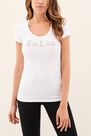 Salsa Jeans - White Salsa branding t-shirt Salsa Jeans - White Salsa branding t-shirt
