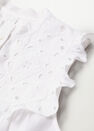 Mango - Natural White Swiss Embroidery Cotton Blouse, Women Mango - Natural White Swiss Embroidery Cotton Blouse, Women