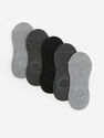 Reserved - Grey Ankle Socks With Silicone Heel Grip 5 Pack, Men Reserved - Grey Ankle Socks With Silicone Heel Grip 5 Pack, Men