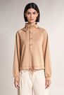 Salsa Jeans - Beige Sweatshirt with hood Salsa Jeans - Beige Sweatshirt with hood