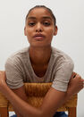 Mango - lt pastel grey 100% linen t-shirt Mango - lt pastel grey 100% linen t-shirt