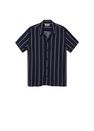 Mango - navy Fluid striped regular-fit shirt Mango - navy Fluid striped regular-fit shirt