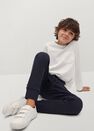 Mango - navy Cord organic cotton jogger Mango - navy Cord organic cotton jogger