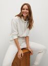 Mango - natural white Knit jogger-style trousers Mango - natural white Knit jogger-style trousers