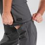 FORCLAZ - W30 L33 Men's trekking convertible travel trousers - TRAVEL 500 CONVERT, Carbon Grey FORCLAZ - W30 L33 Men's trekking convertible travel trousers - TRAVEL 500 CONVERT, Carbon Grey