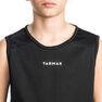 TARMAK - 14-15 Years Boys'/Girls' Beginner Sleeveless Basketball Jersey T100, Black TARMAK - 14-15 Years Boys'/Girls' Beginner Sleeveless Basketball Jersey T100, Black