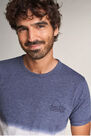Salsa Jeans - Lilac Gradient T-Shirt In Cotton, Men Salsa Jeans - Lilac Gradient T-Shirt In Cotton, Men