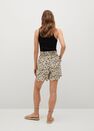 Mango - light beige Printed flowy shorts, Women Mango - light beige Printed flowy shorts, Women