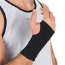 TARMAK - Soft 100 Unisex compression wrist support - black TARMAK - Soft 100 Unisex compression wrist support - black