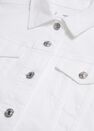 Mango - white Cotton denim jacket, Women Mango - white Cotton denim jacket, Women