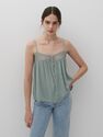 Reserved - Turquoise Viscose Top, Women Reserved - Turquoise Viscose Top, Women