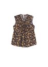 Mango - black Printed cotton blouse, Women Mango - black Printed cotton blouse, Women