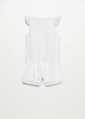 Mango - natural white Embroidered cotton short pyjamas Mango - natural white Embroidered cotton short pyjamas