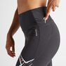 DOMYOS - W33 L31 / 500 Women's Fitness Cardio Training Leggings - Black DOMYOS - W33 L31 / 500 Women's Fitness Cardio Training Leggings - Black