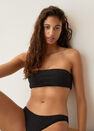 Mango - black Bandeau bikini top Mango - black Bandeau bikini top