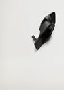 Mango - Black Knot Heel Sandals Mango - Black Knot Heel Sandals
