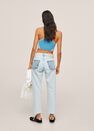 Mango - Open Blue Combined Denim Jeans, Women Mango - Open Blue Combined Denim Jeans, Women