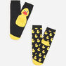 Reserved - Black Organic Cotton Rich Socks 2 Pack, Kids Boy Reserved - Black Organic Cotton Rich Socks 2 Pack, Kids Boy