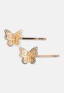 Missguided - Gold Gold Look Butterfly Hair Clips Missguided - Gold Gold Look Butterfly Hair Clips