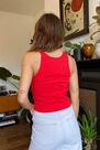 Urban Outfitters - Red UO Scoop Neck Vest, Women Urban Outfitters - Red UO Scoop Neck Vest, Women