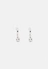 Missguided - Silver Look Square Hoop Gift Earrings, Women Missguided - Silver Look Square Hoop Gift Earrings, Women