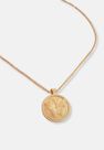 Missguided - Gold Look Butterfly Coin Pendant Necklace, Women Missguided - Gold Look Butterfly Coin Pendant Necklace, Women