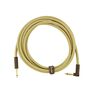 FENDER - Fender Deluxe 10 Angled Instrument Cable Tweed FENDER - Fender Deluxe 10 Angled Instrument Cable Tweed