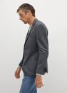 Mango - grey Slim fit cotton blazer Mango - grey Slim fit cotton blazer