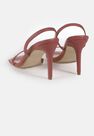 Missguided - Pink Square Toe Slingback Mid Heels Missguided - Pink Square Toe Slingback Mid Heels