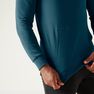DOMYOS - Large Fitness Hoodie with Kangaroo Pocket Pattern, Turquoise DOMYOS - Large Fitness Hoodie with Kangaroo Pocket Pattern, Turquoise