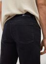 Mango - Open Grey Black Denim Bermuda Shorts, Men Mango - Open Grey Black Denim Bermuda Shorts, Men